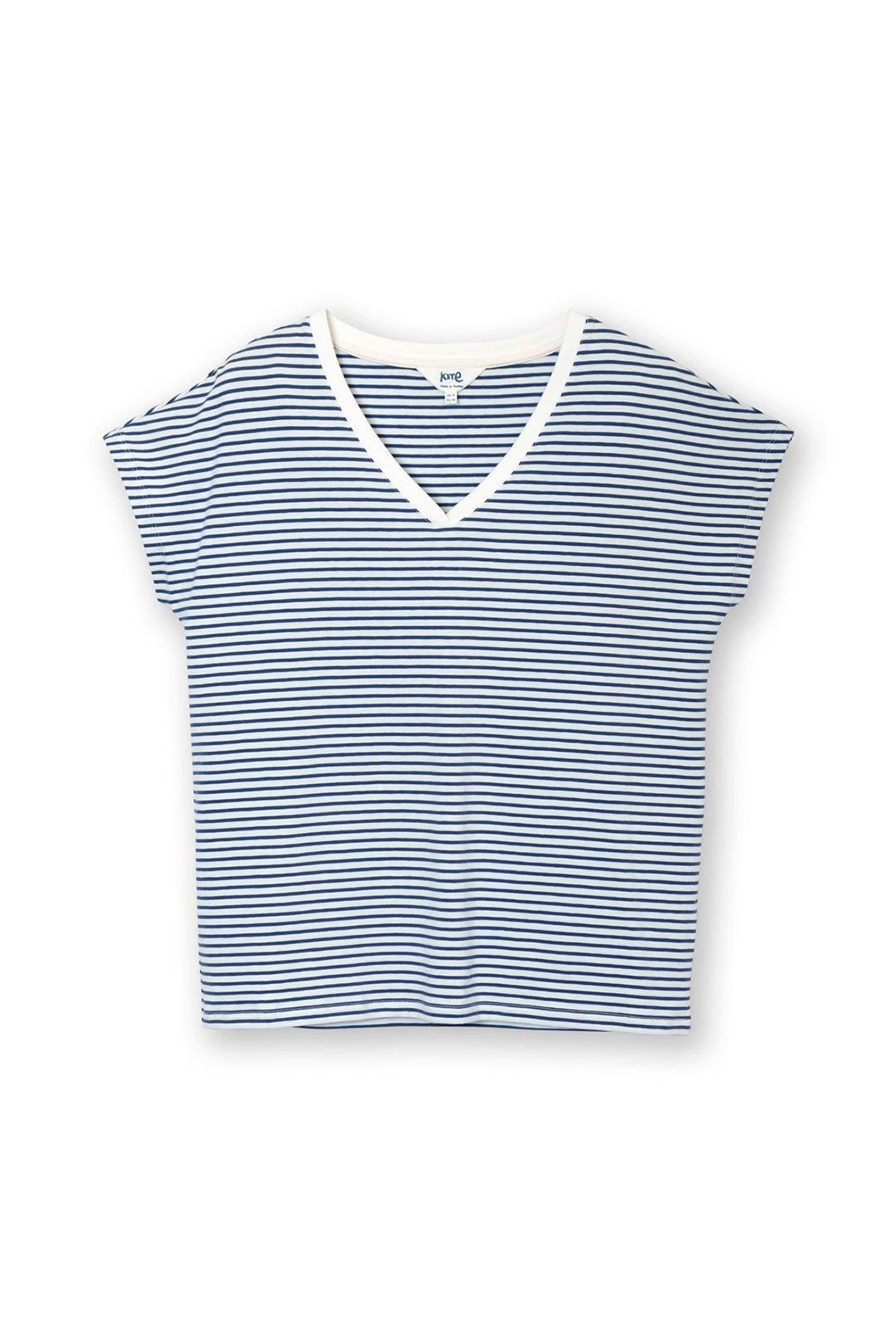 Kite Coombe Jersey Top Navy Stripe