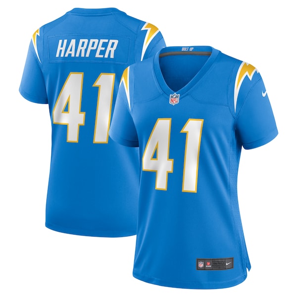 Thomas Harper Los Angeles Chargers Nike Women's Team Game Jersey -  Powder Blue