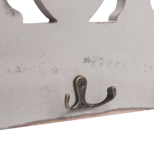 NNEVL Wall Mounted Coat Rack HOME 50x23 cm