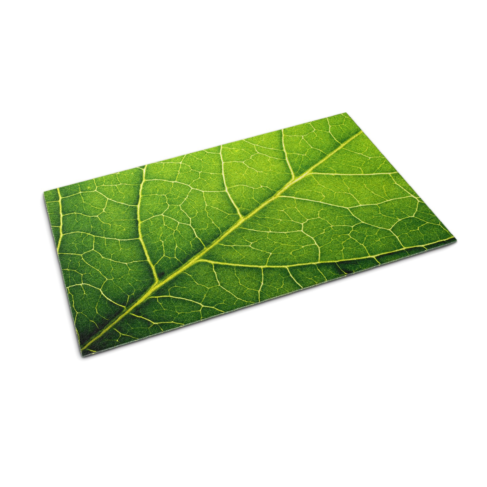 Wycieraczka wewnętrzna 60x40 Liść zielona monstera mata Tulup