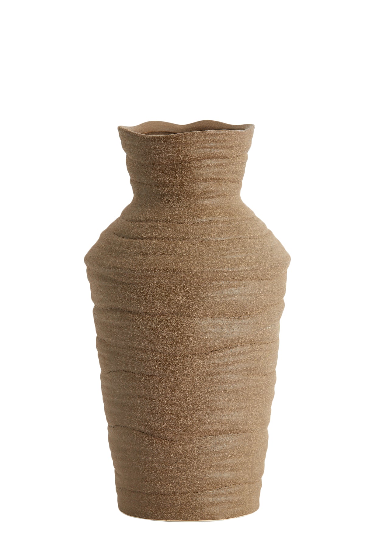 Light & Living vaas GRECCIO - Ø15x28cm - bruin