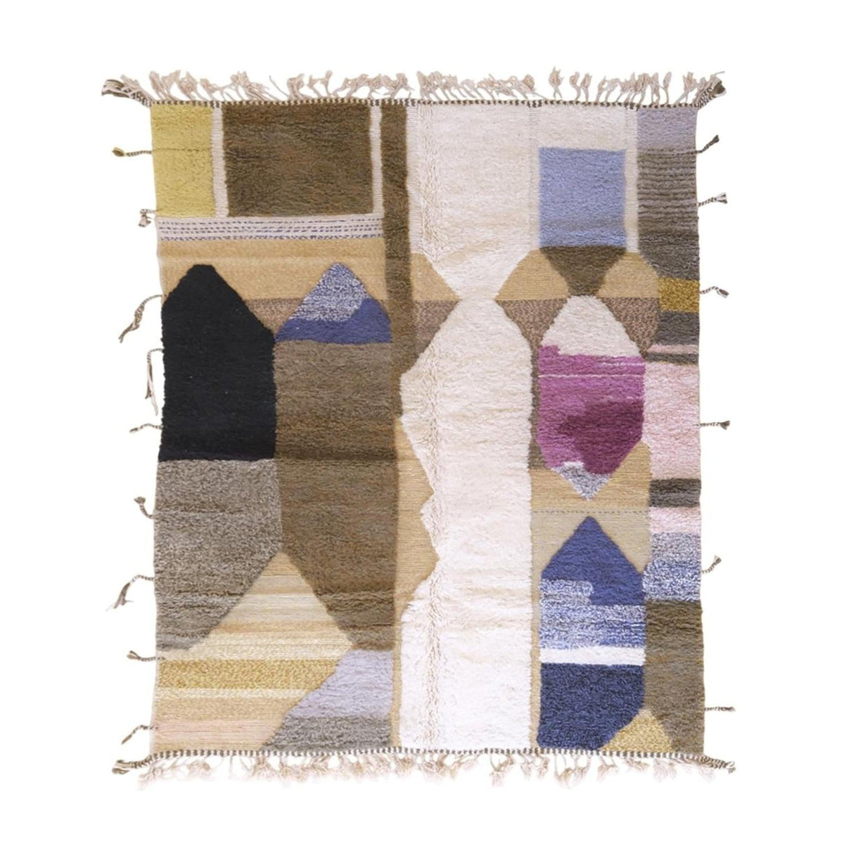 AFK Living vloerkleed Berber - handgemaakt - Wol - 120 cm x 170 cm