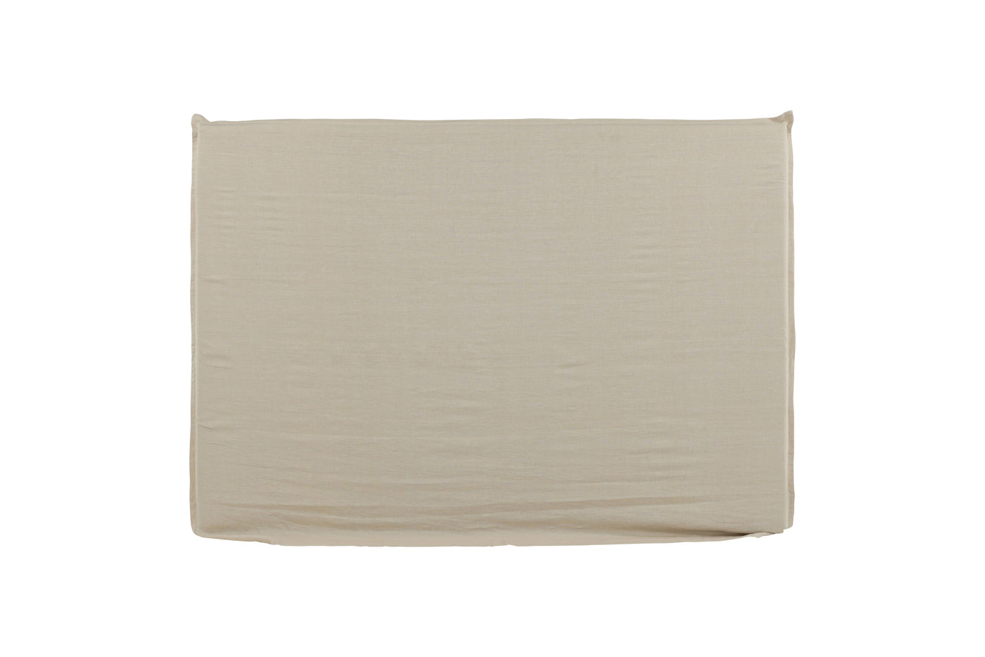 Fjôrd - Hoofdbordhoes Beige Stof - 180x140x10cm - Signe