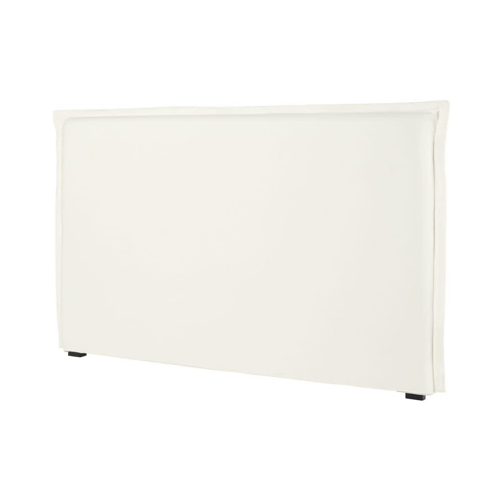 MORPHEE - Housse de tête de lit 180 en coton ivoire