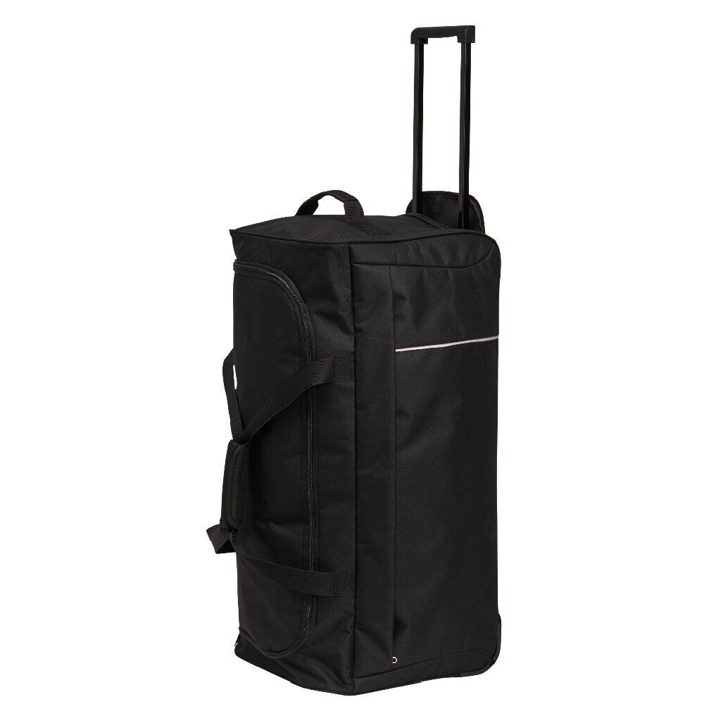 Sac de voyage trolley noir à roulettes