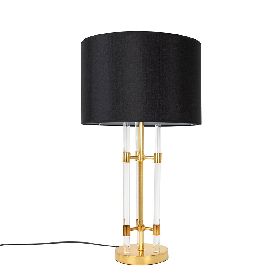 MOOSEE lampa stołowa MOXY złota / czarna
