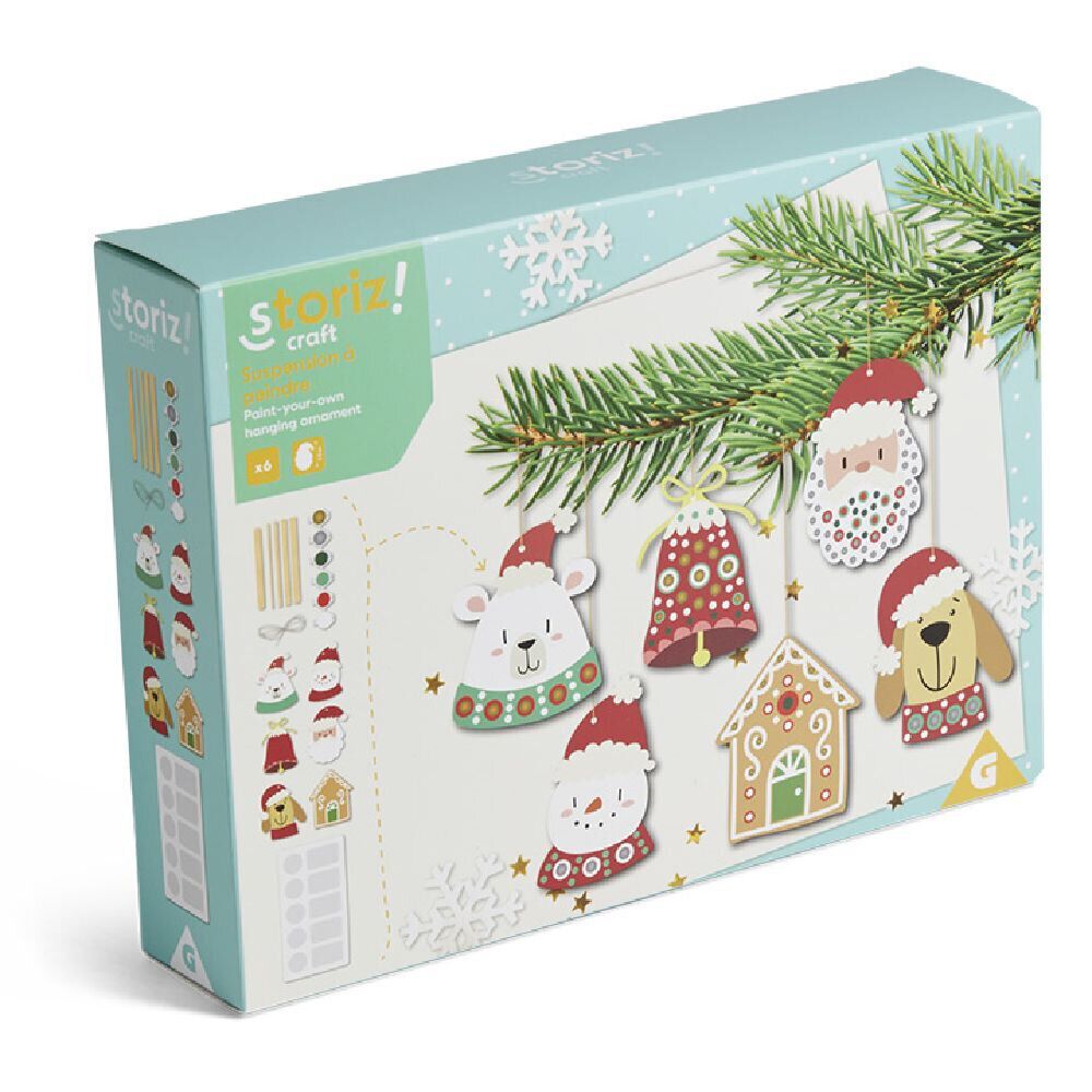 Suspension de No&euml;l à confectionner x6