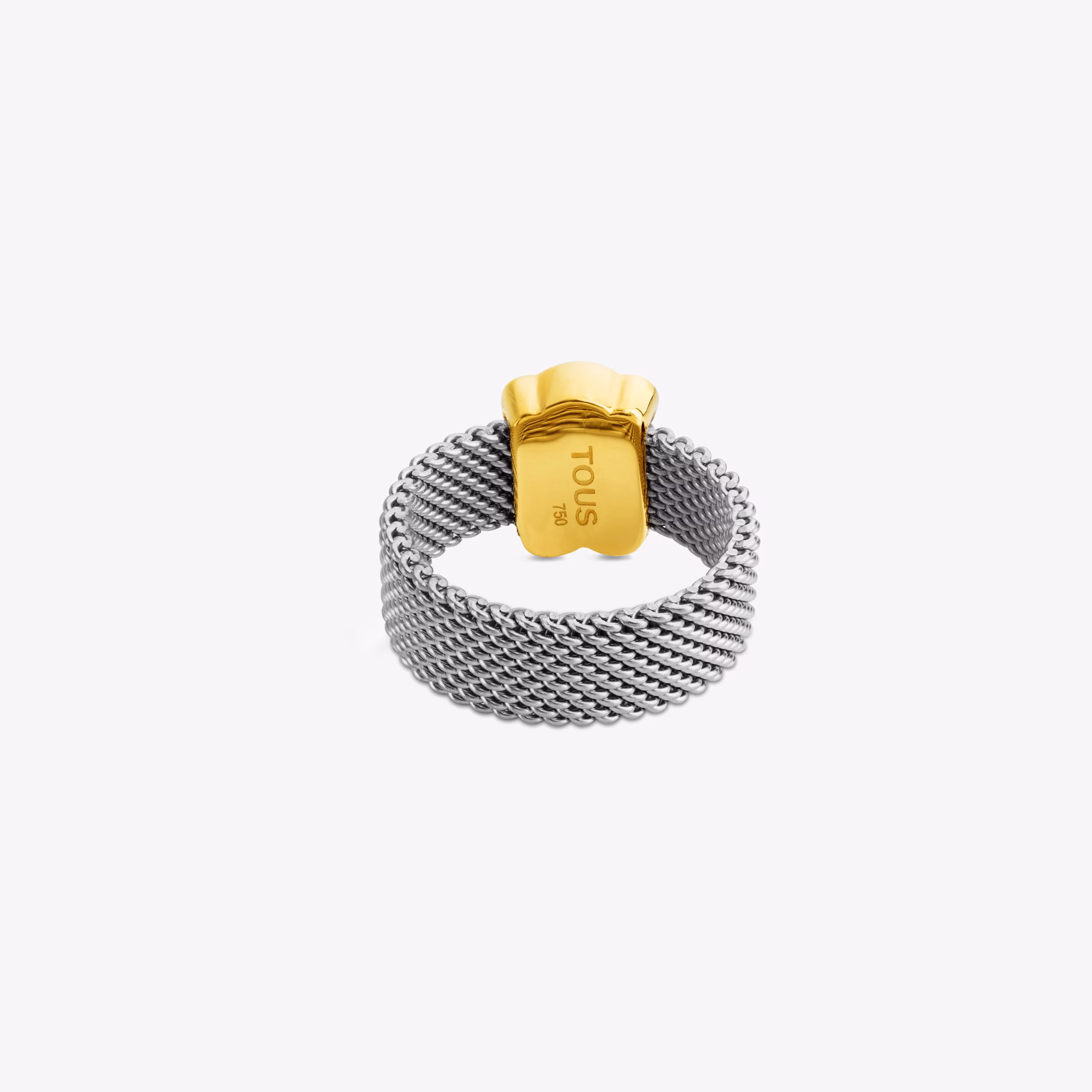 Anillo de acero motivo oso Sweet Dolls