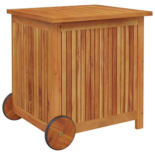 Coffre boîte meuble de jardin rangement bois Helloshop26