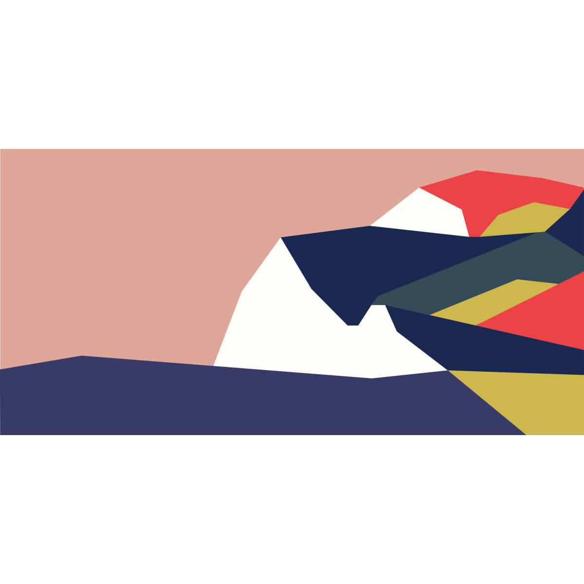 - Papier peint panoramique rives 150 x 250 cm