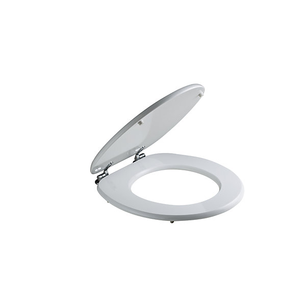 Abattant Universel En Mdf Blanc Avec Charnières Métalliques