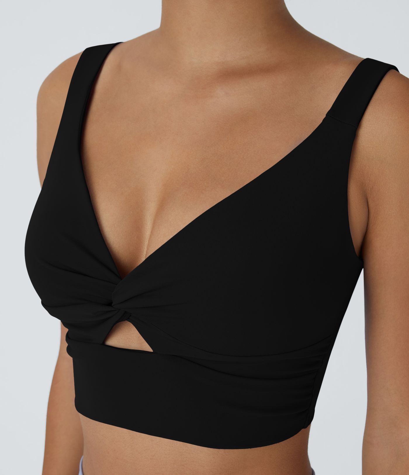 Brassière yoga SoftlyZero™ Airy maintien léger découpes effet frais InstantCool, bonnets A-D, protection solaire UPF50