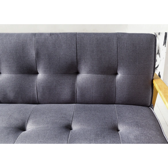 Schlafsofa, Breite: 190 cm, dunkelgrau