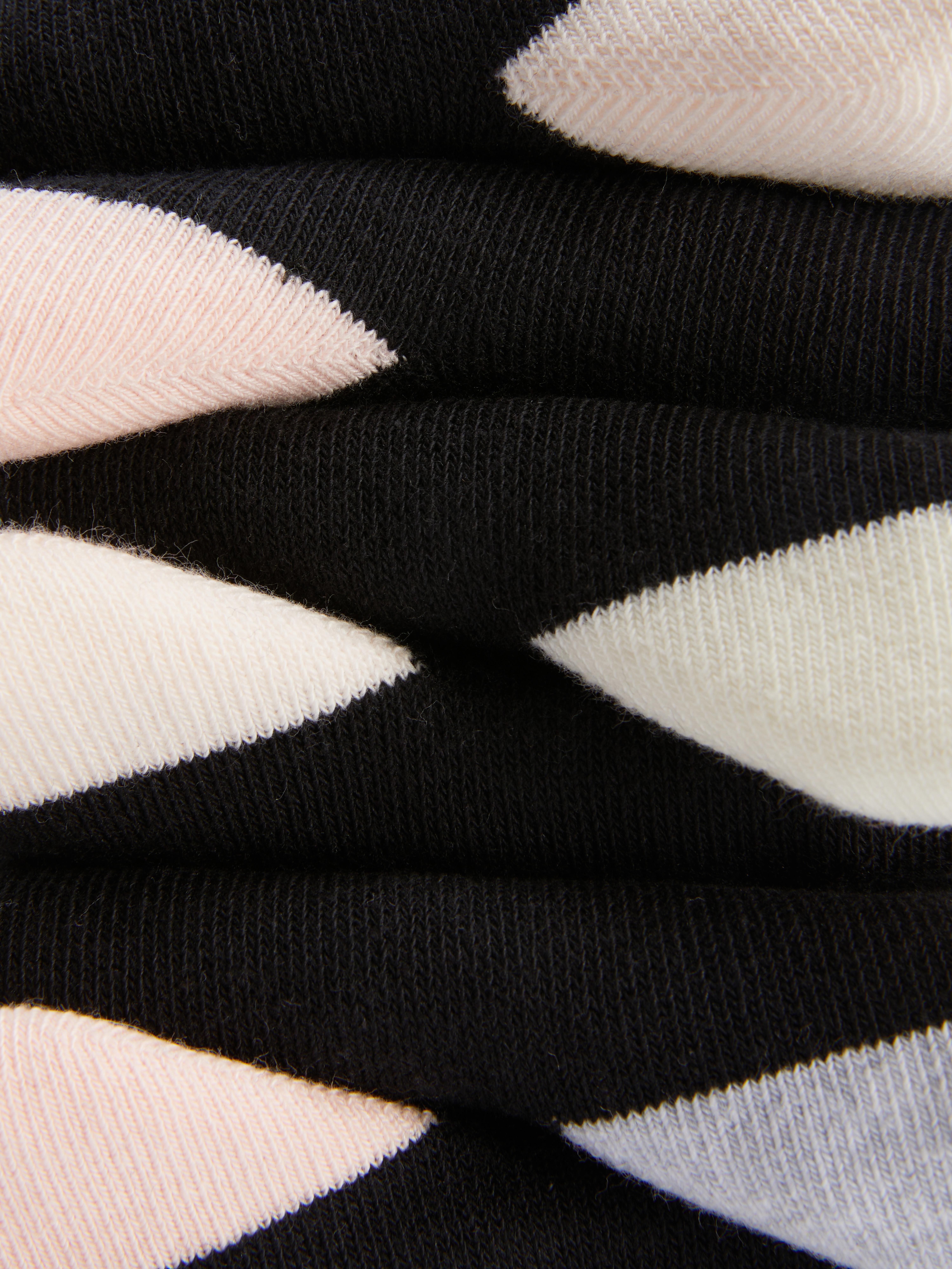 5-Pack Contrast Ankle Socks