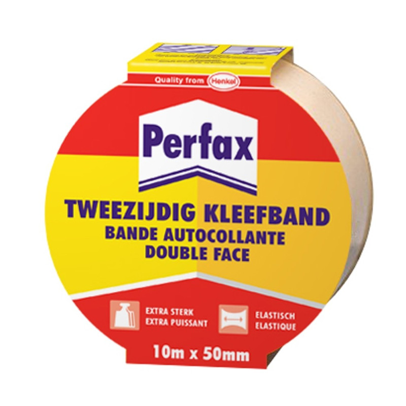 Bande adhésive double-face 10 m x 50 mm PERFAX