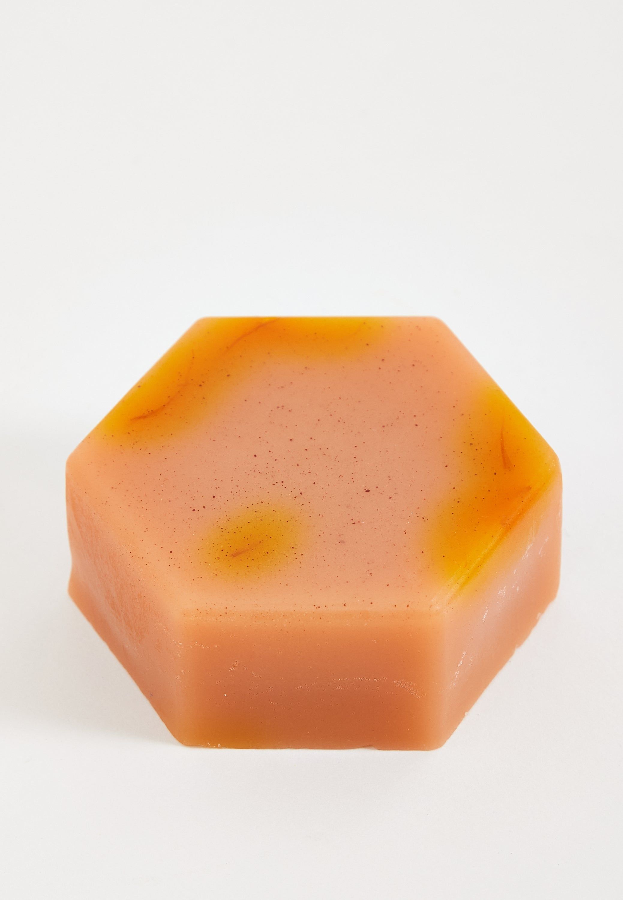 Liquorish Saffron Hexagonal Handmade Soap