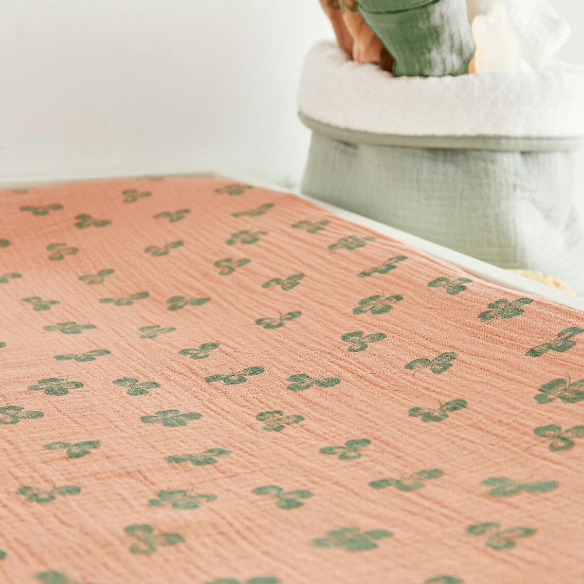 Lot de 2 housses de matelas à langer, Noretta