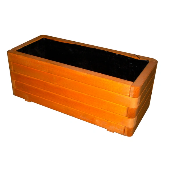 Blumenkasten, BxH: 90 x 35 cm, pinienfarben, Holz