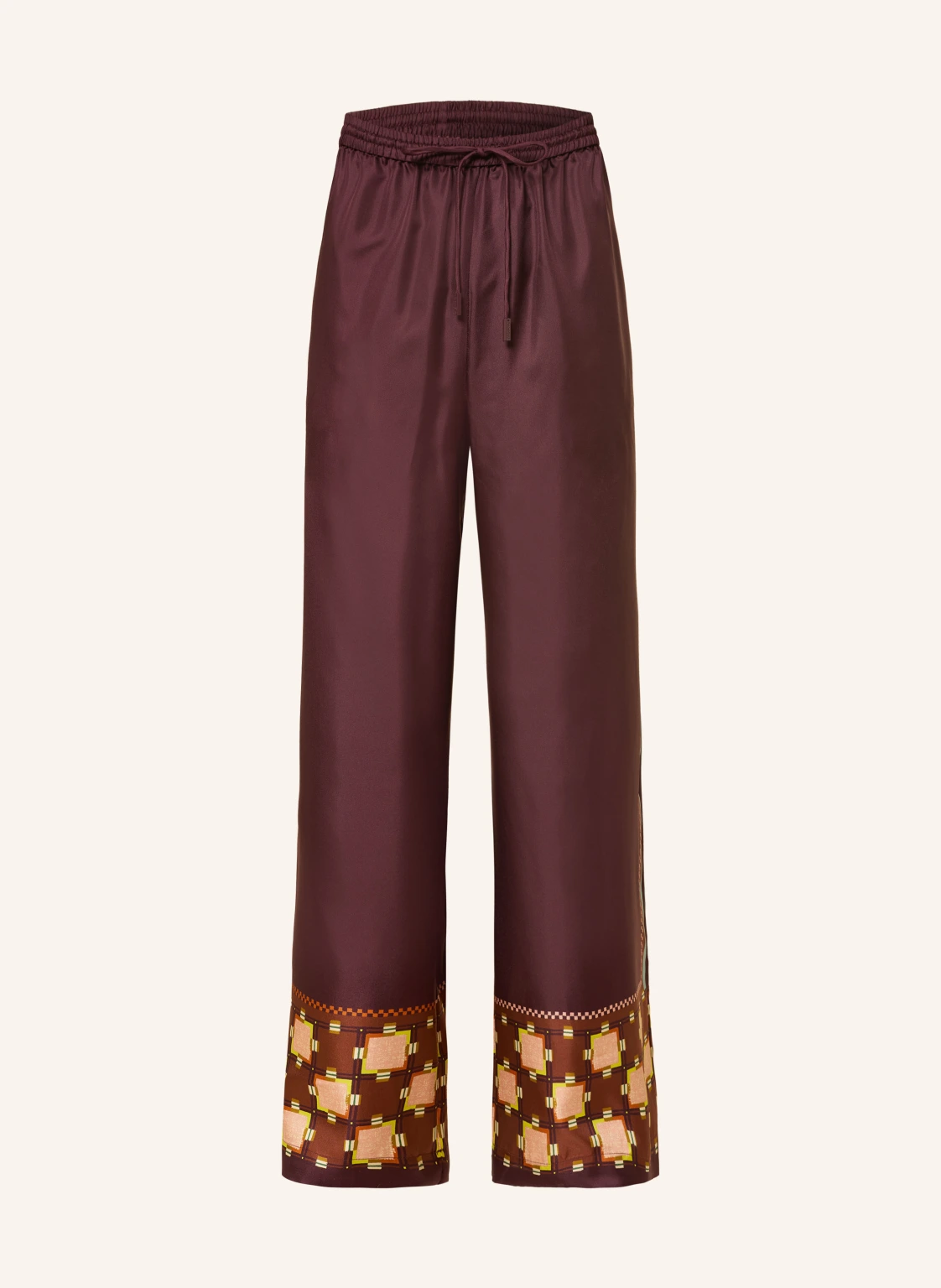 ALÉMAIS Marlenehose WILSON aus Seide