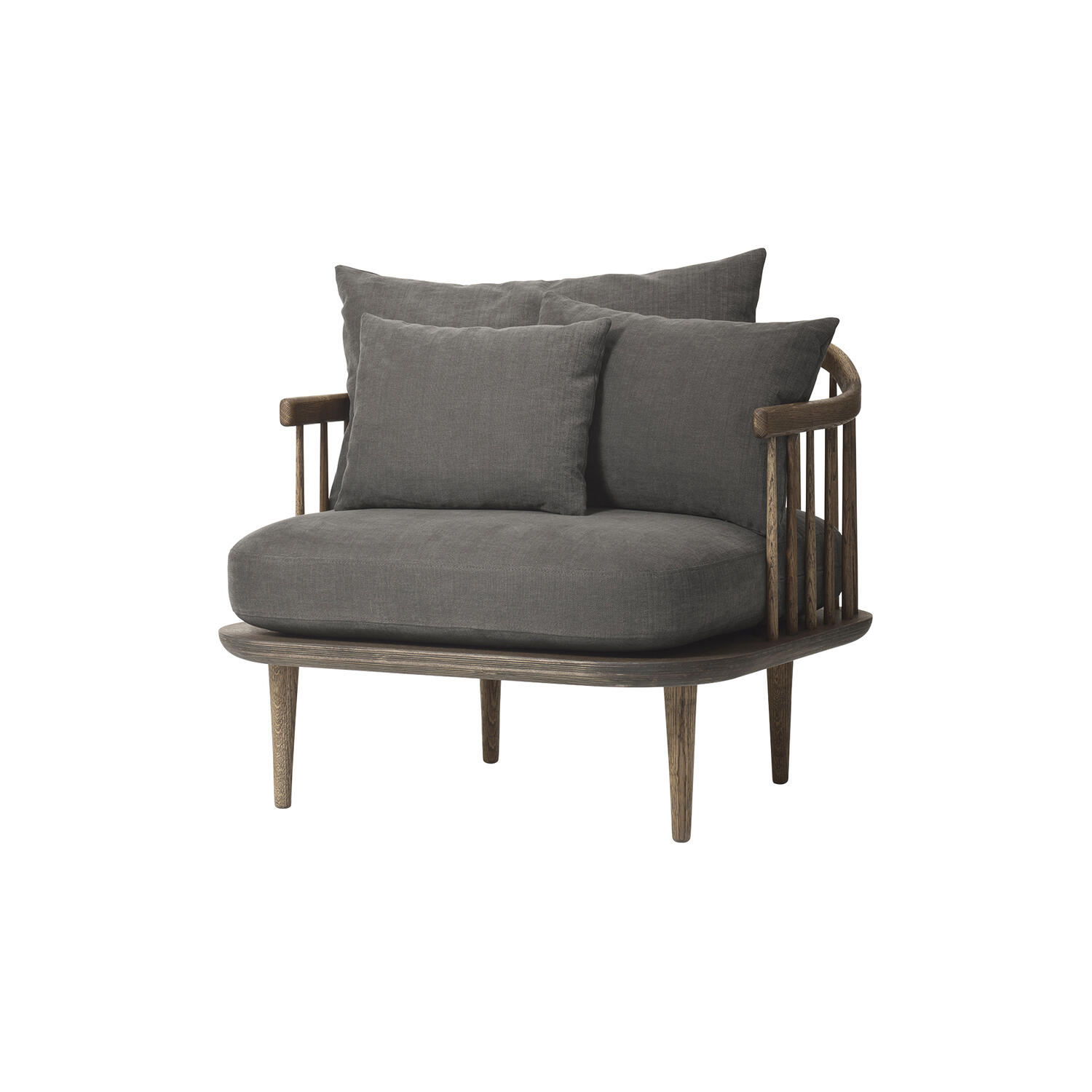 Fly SC1 Lounge Chair, Hot Madison 093/smoked oiled oak