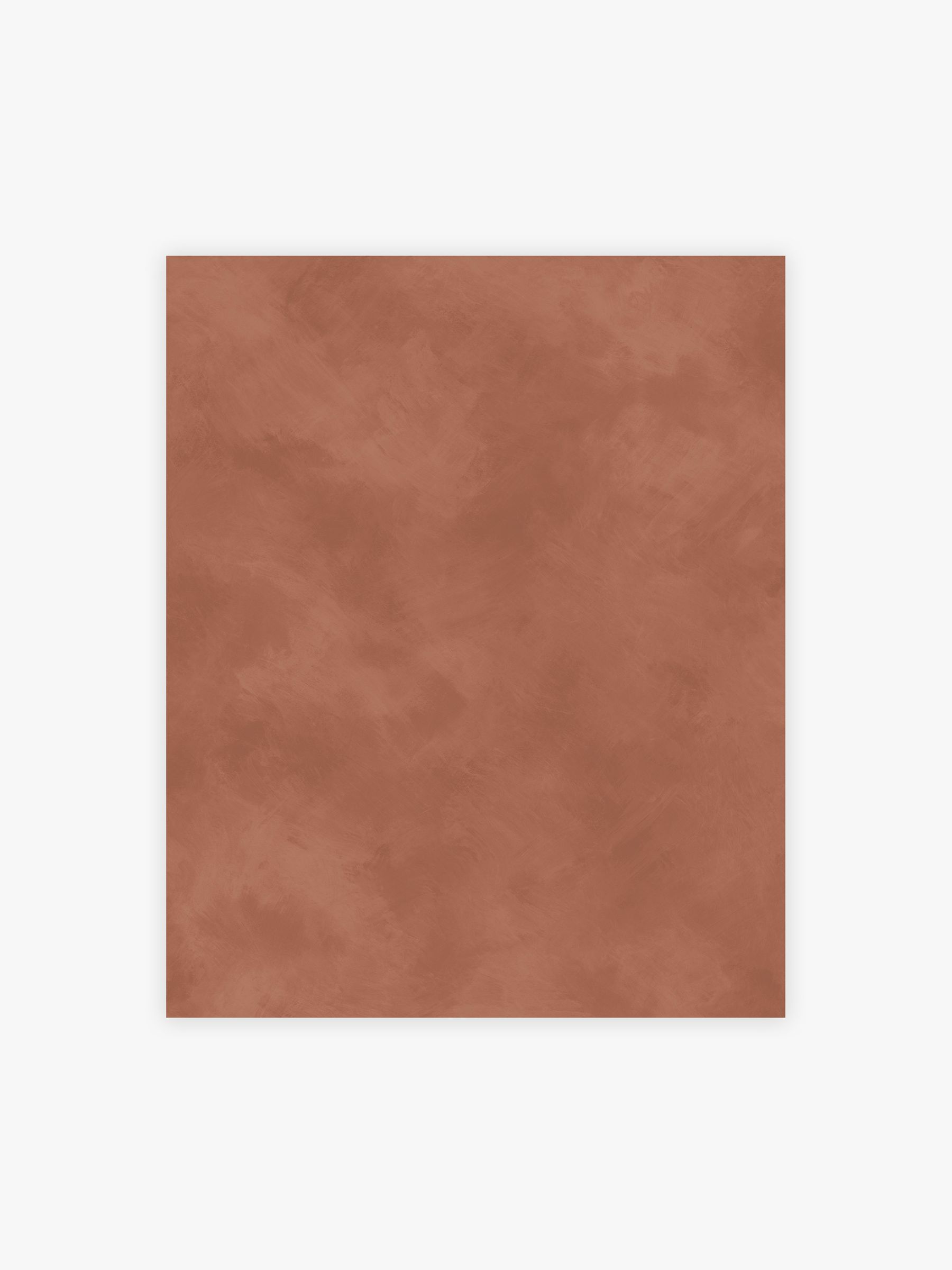 Shae 10M Wallpaper in Terracotta Limewash