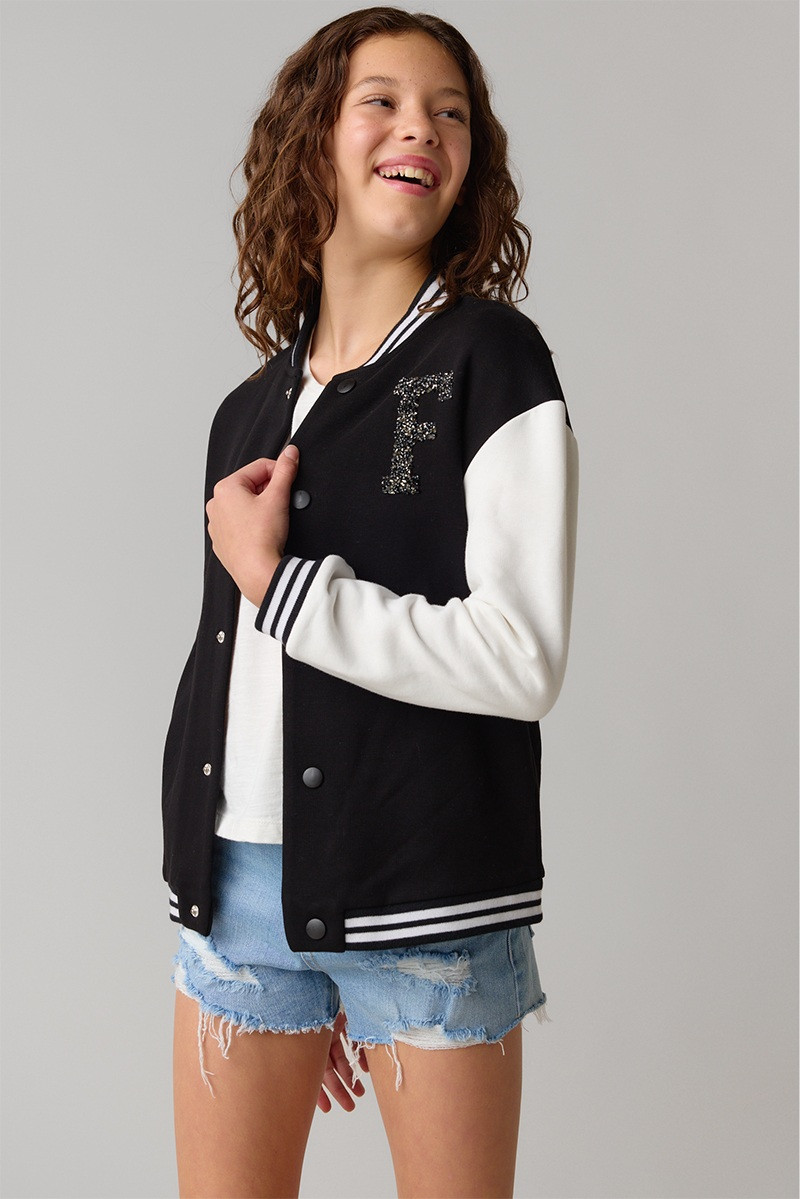 Hello Franki Lx Varsity Jacket for girls