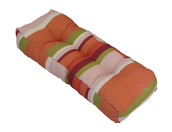 Accoudoir pour coussin palette déperlant uni terracotta L.58 x l.20 cm Easy for life