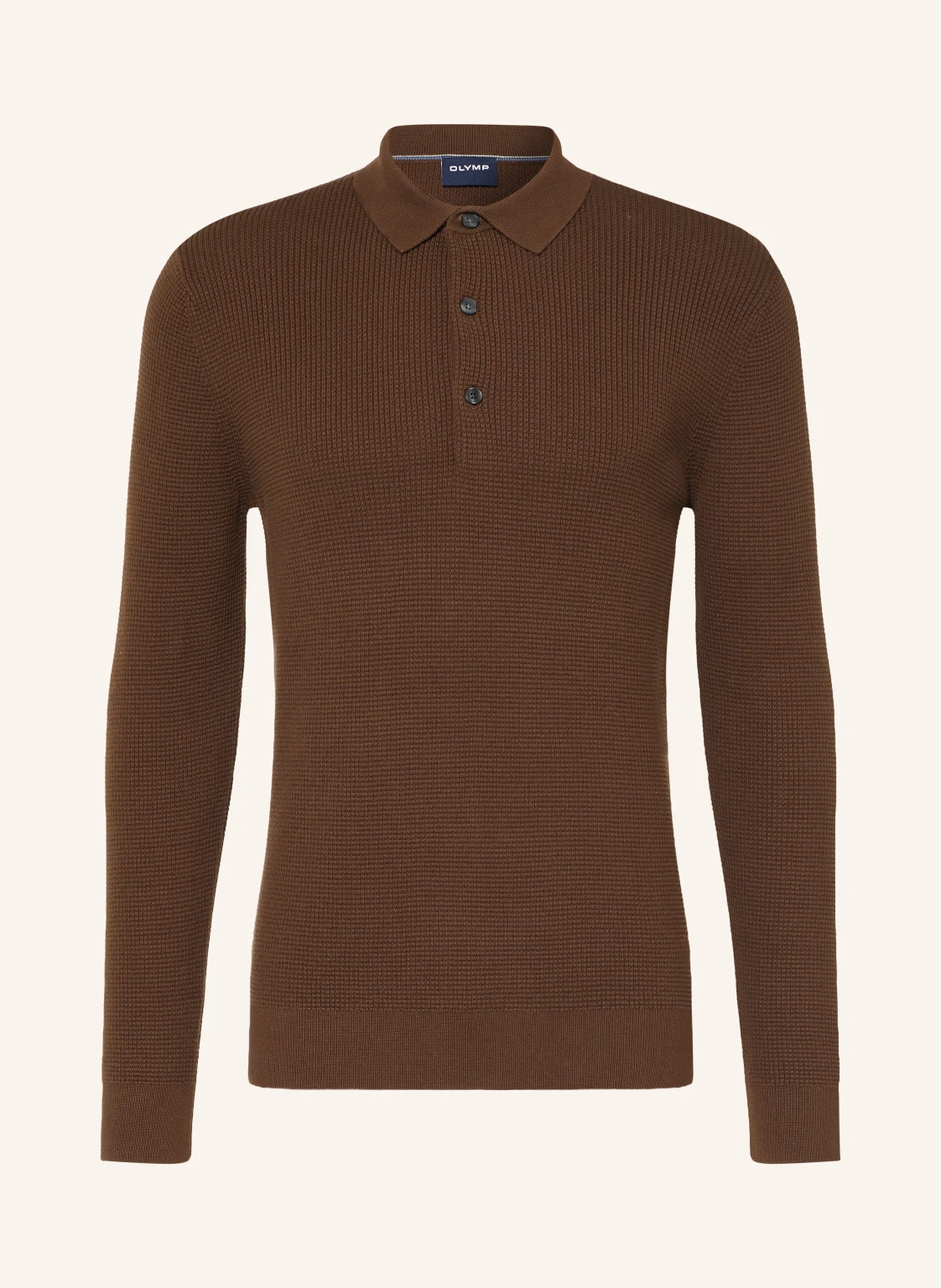 OLYMP Strick-Poloshirt