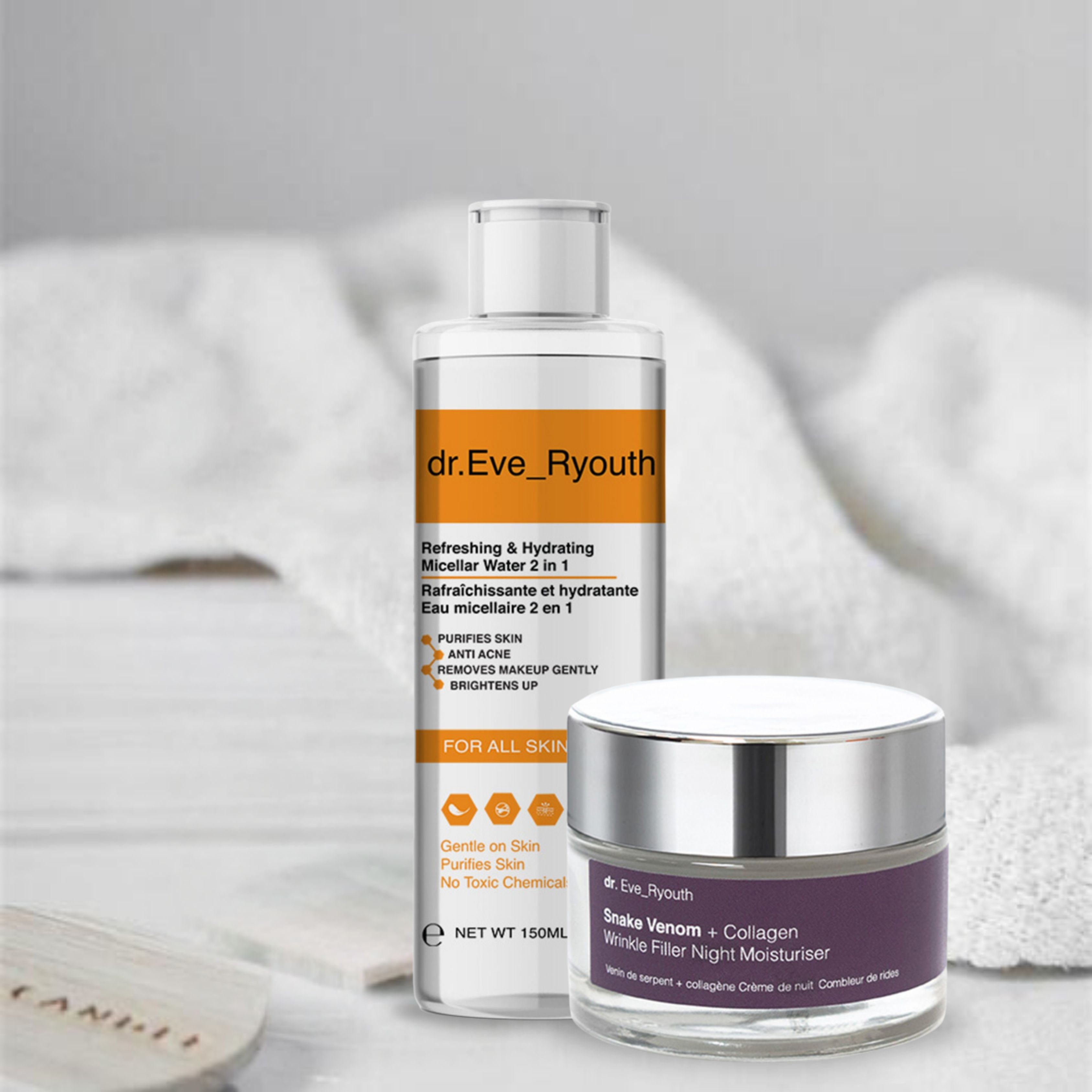 dr. Eve Ryouth Dual-Phase Micellar Elixir: Makeup Dissolver   Pore Refining Tonic
