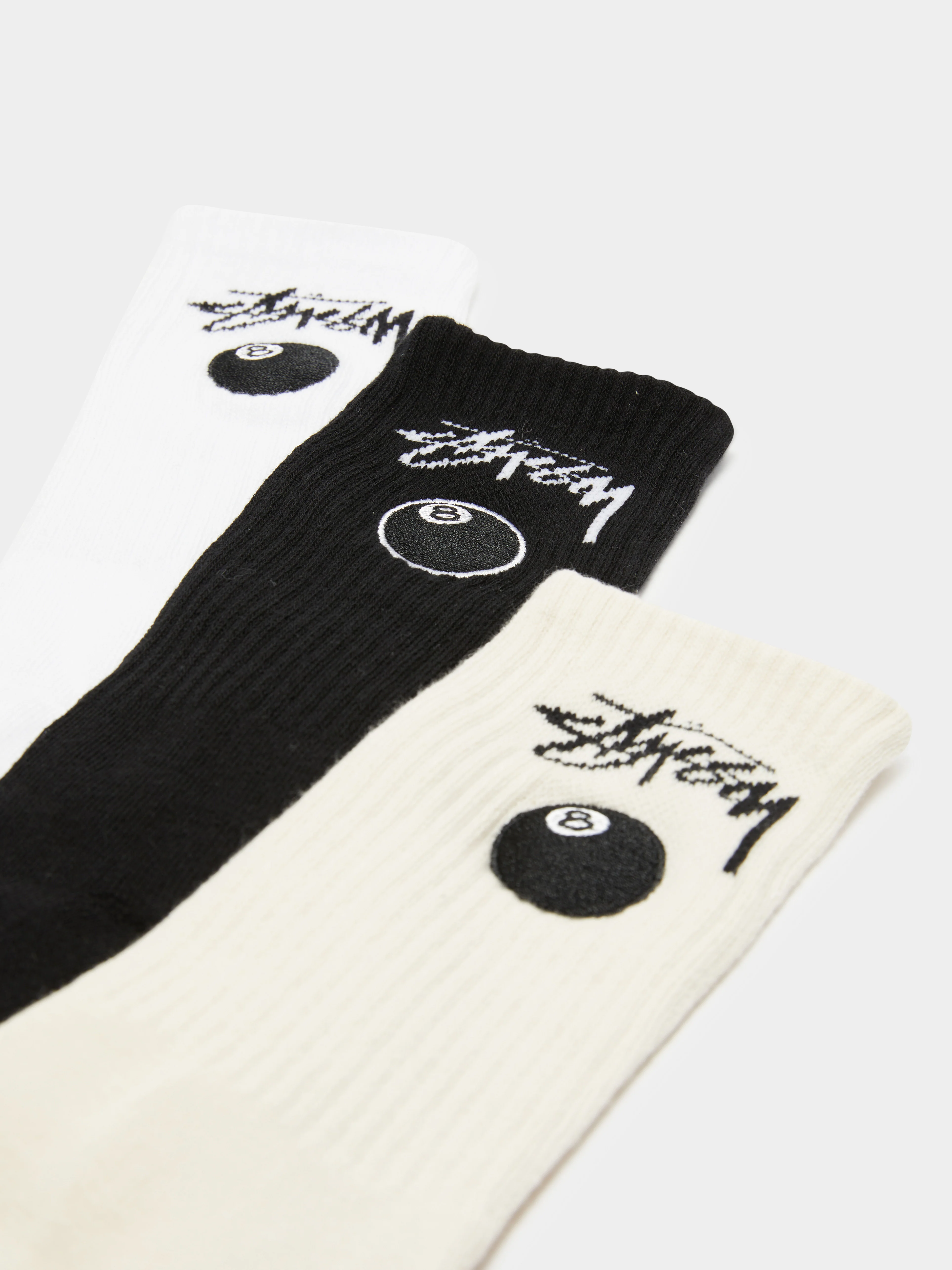 3 Pairs of 8 Ball Socks