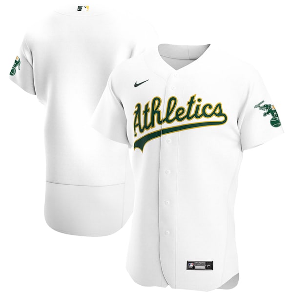 Oakland Athletics Nike Home Authentic Team Jersey - White