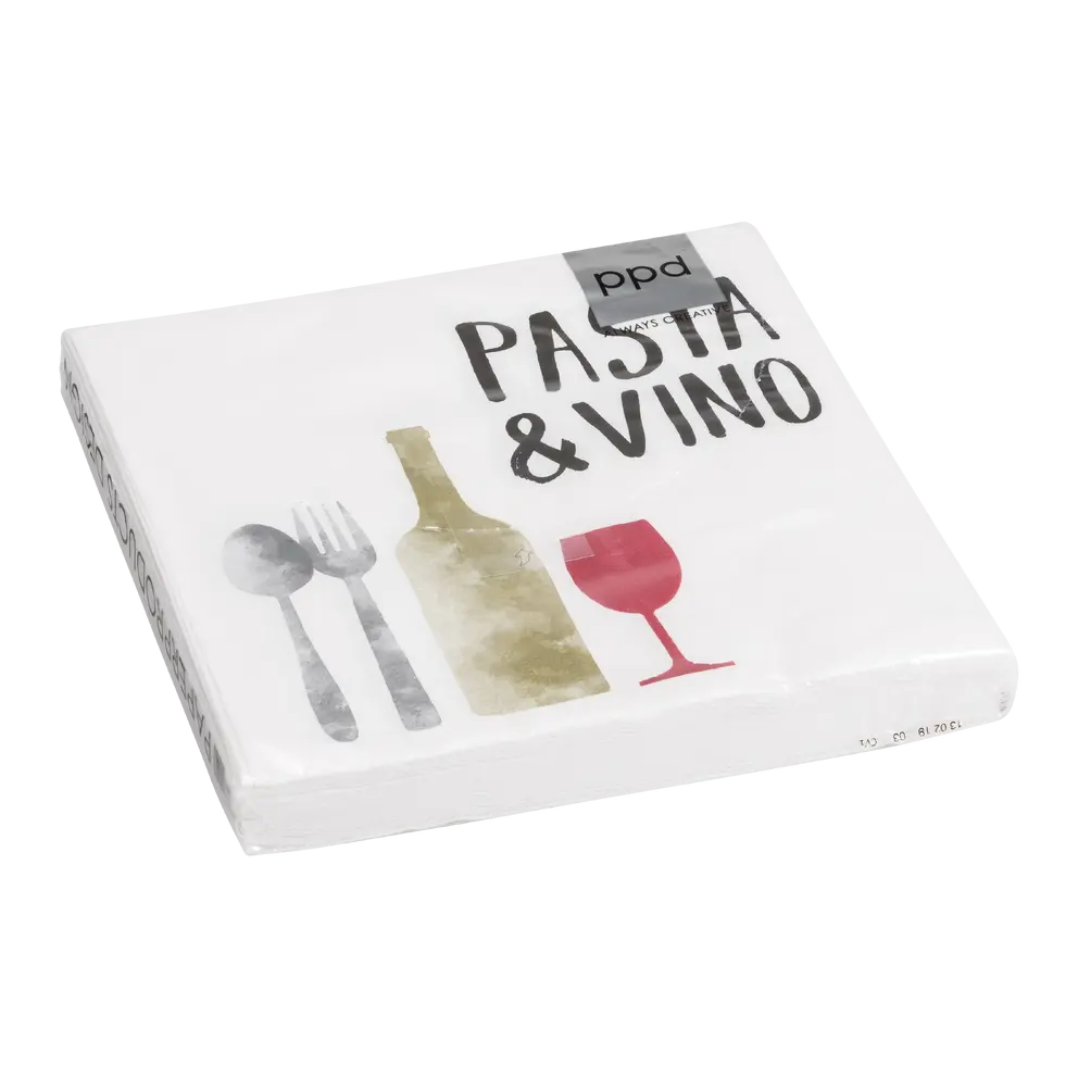Papierserviette Pasta&Vino