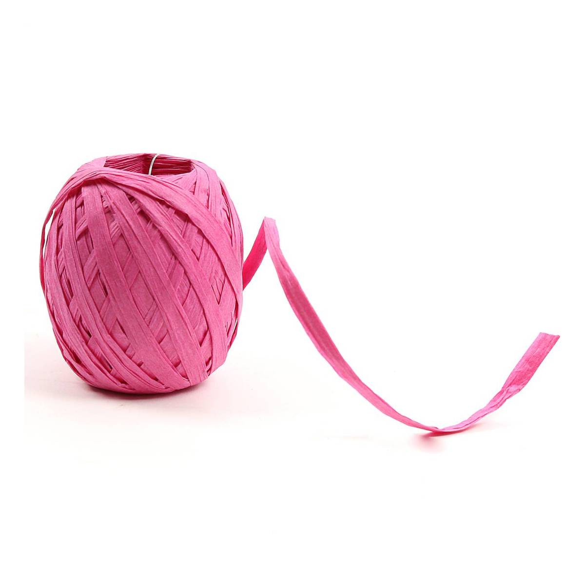 Raffia Fuchsia Ribbon Reel 30 m