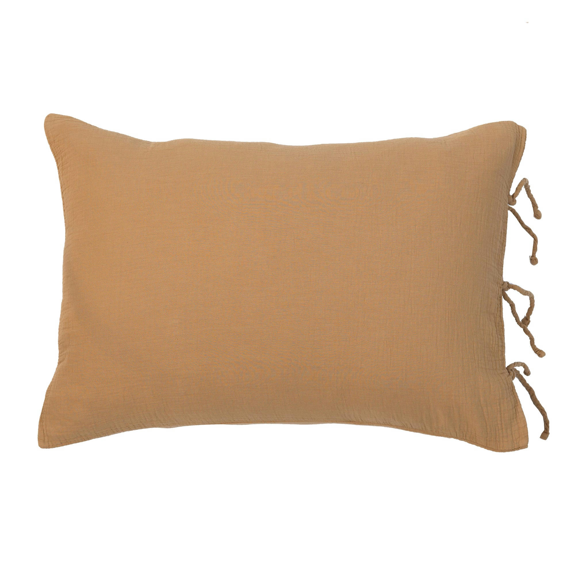 GAZE DE COTON LIGHT - Taie d'oreiller en gaze de coton light camel 50X70 CM