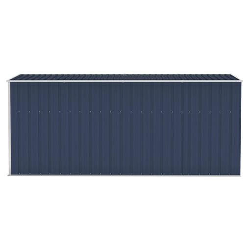NNEVL Wall-mounted Garden Shed Anthracite 118x382x178 cm Steel