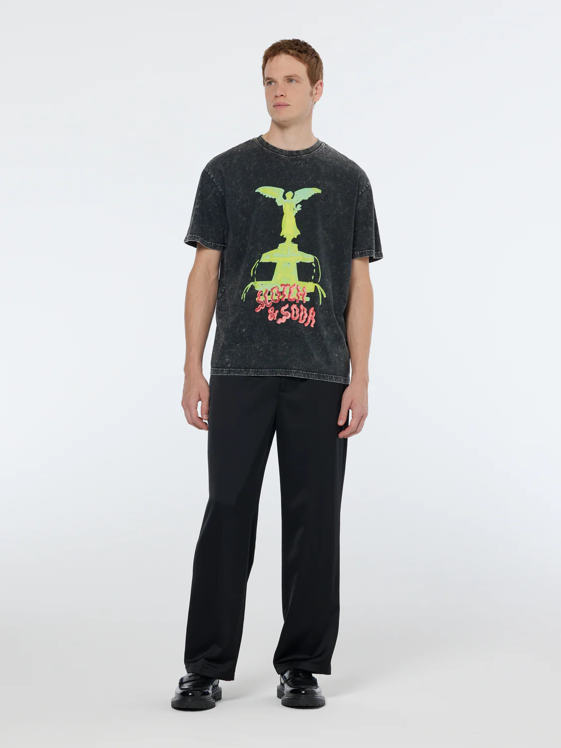 Washed Artwork Relaxed Fit T-Shirt