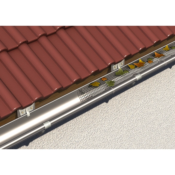 Laubstop, Polypropylen (PP), Länge: 710 mm, grau