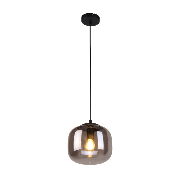 Lampa wisząca czarna piaskowana CALTO 1xE27x40W wym: 120x22x22 cm Italux