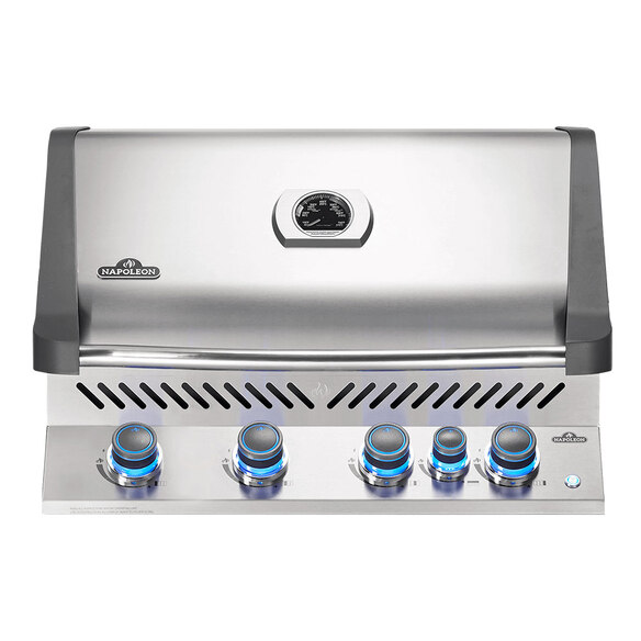 Barbecue gaz naturel encastrable Prestige PRO 500   Rôtissoire - Napoléon