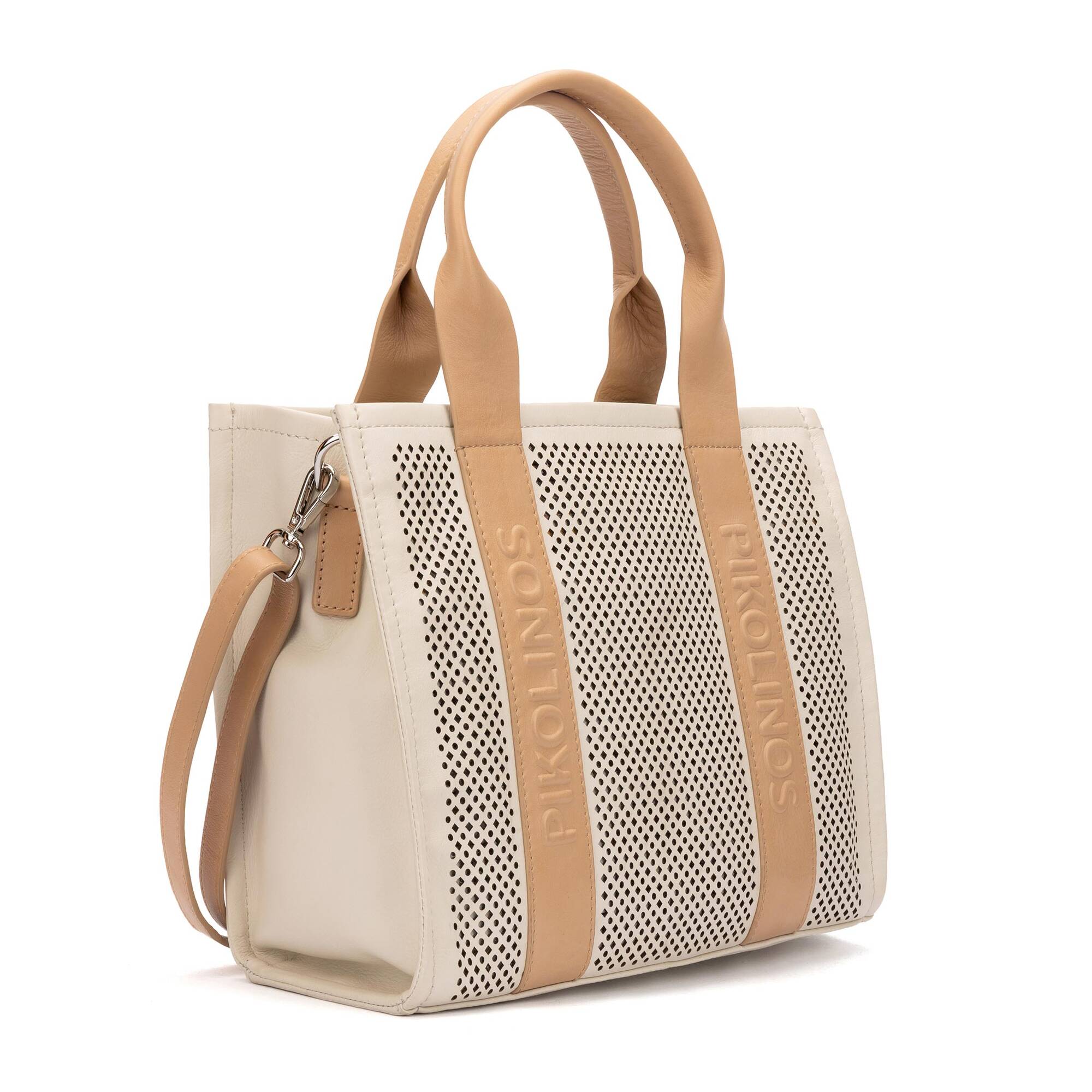ALCUDIA - Shopper con cierre de cremallera y doble asa para mujer