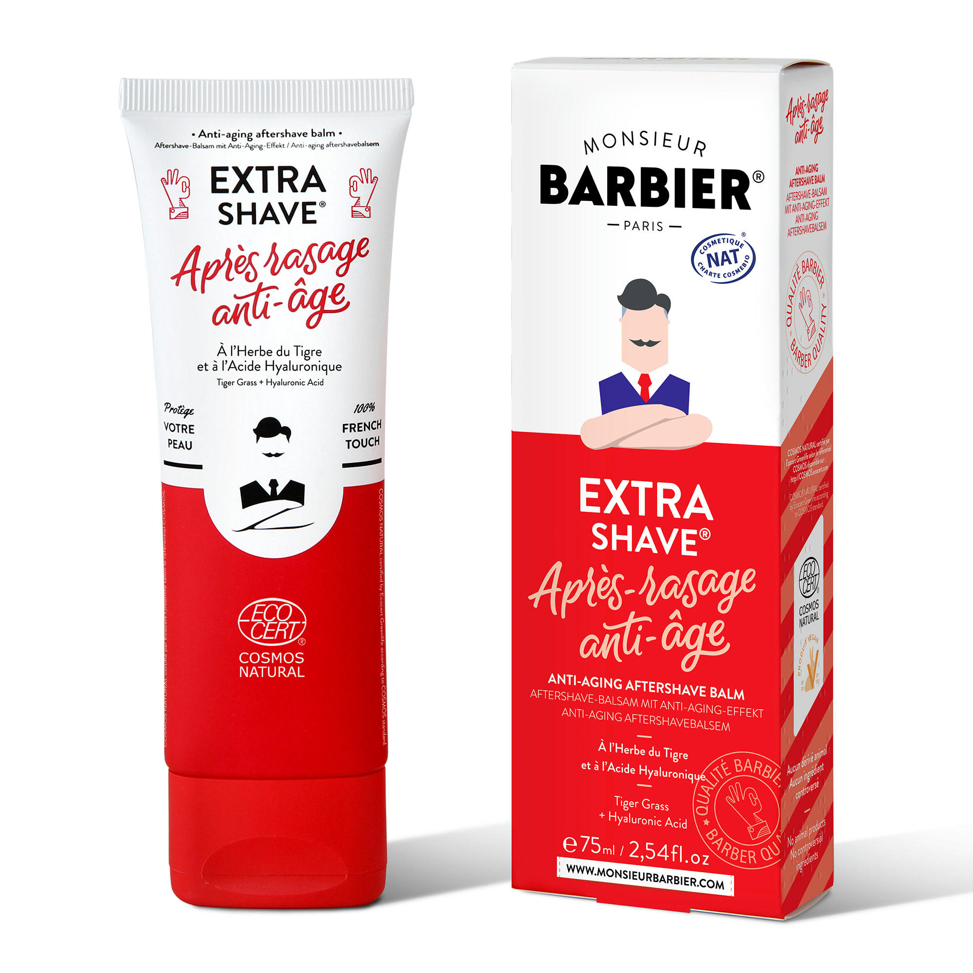 - EXTRA SHAVE - Baume Après-Rasage Anti-Âge pour Hommes 75mL