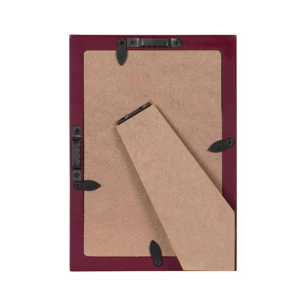 - Cadre rectangulaire aubergine 12x17 cm