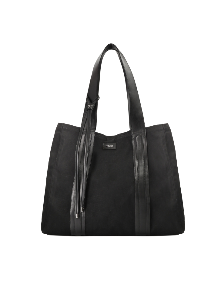 Large loose fabric handbag