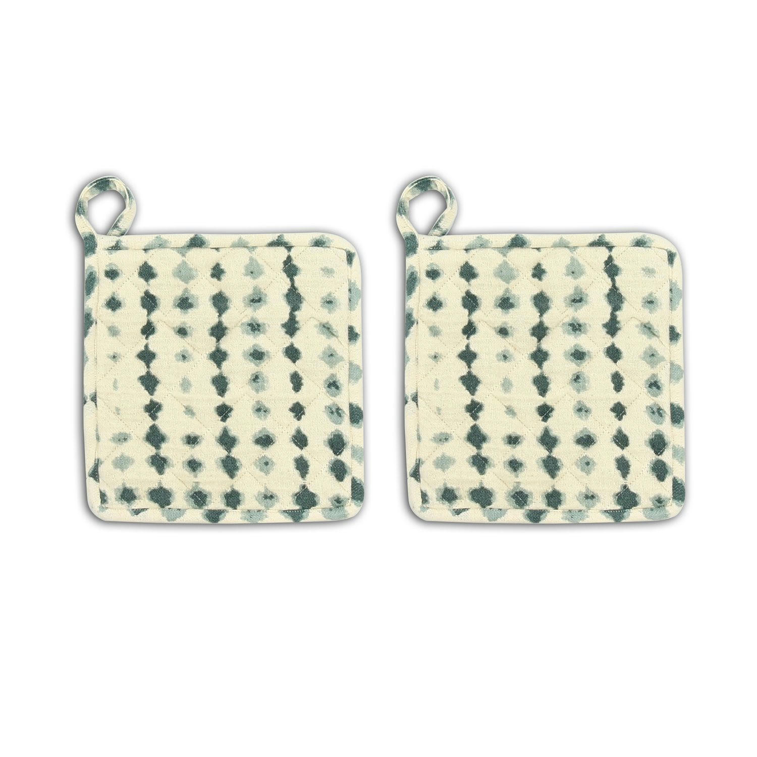 EGITO - Set de 2 maniques céladon