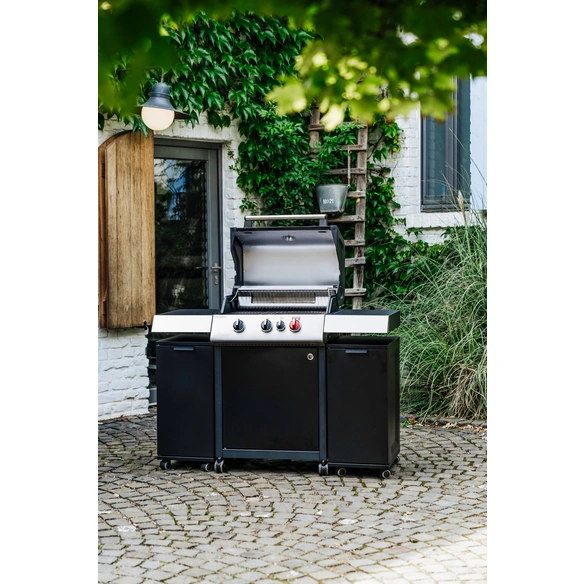 Grill-Trolley, BxHxT: 47,5 x 74,5 x 34 cm, Stahl
