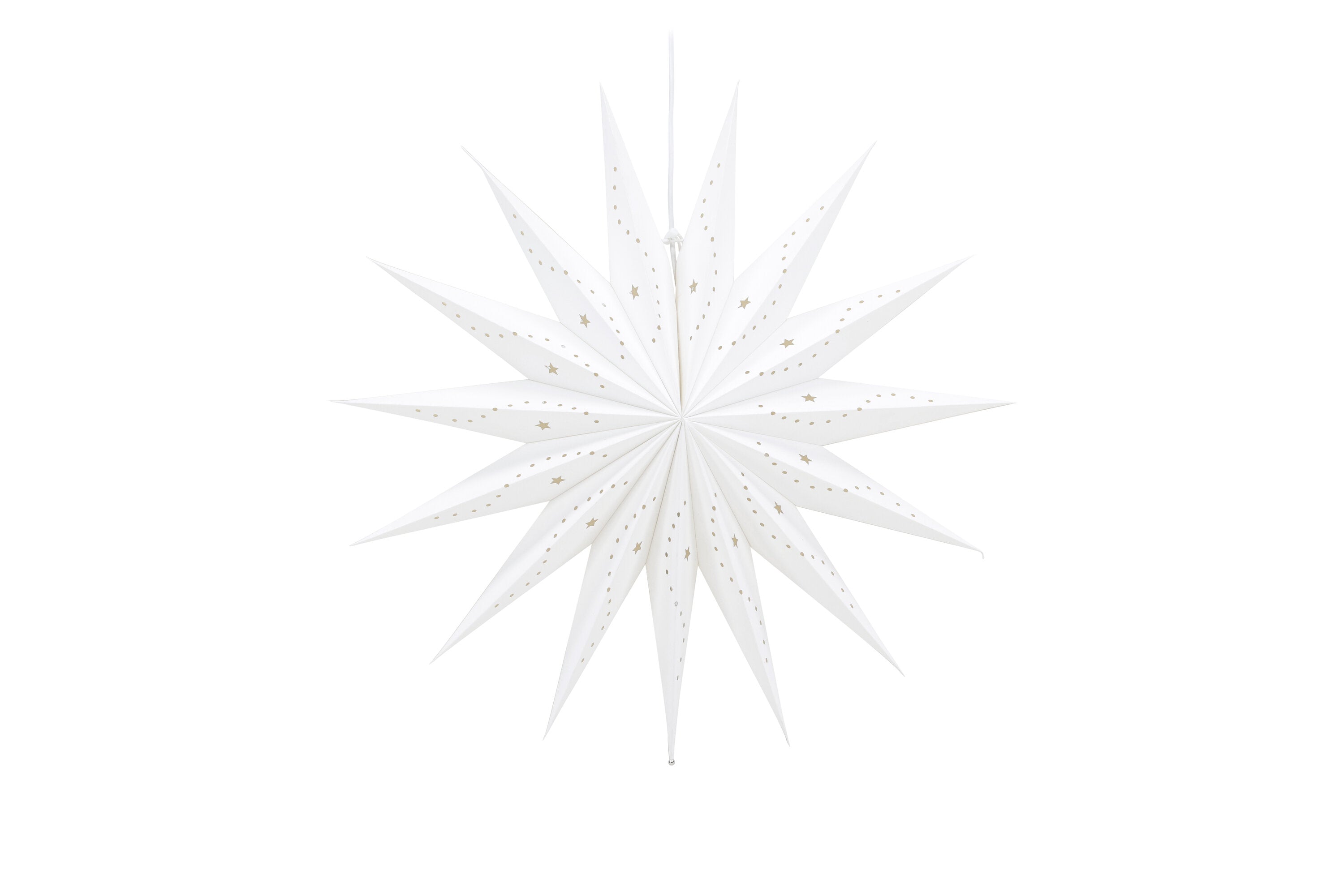 Rebellenclub Hanglamp Waya - wit - Ø 60 cm