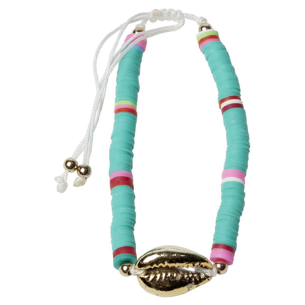Bracelet ajustable perle plage dans fiole en verre
