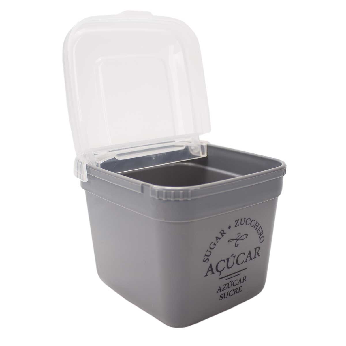 Açucareiro cinza com tampa BE CLASSIC