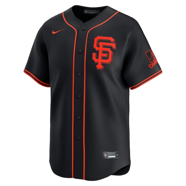 San Francisco Giants Nike Alternate Limited Jersey - Black