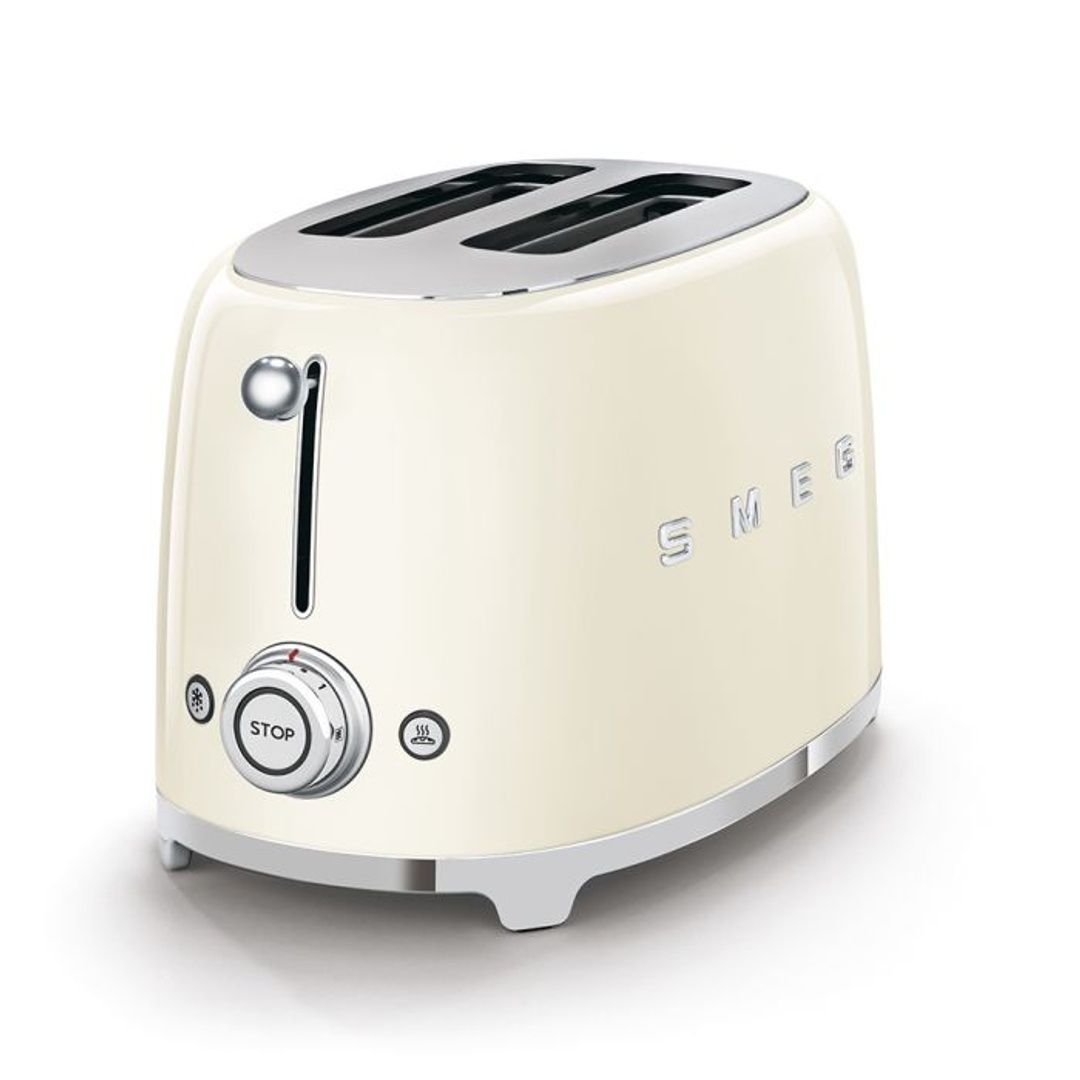 Smeg WKF01, TSF01 Whistling Stovetop Kettle & 2-Slice Toaster Set